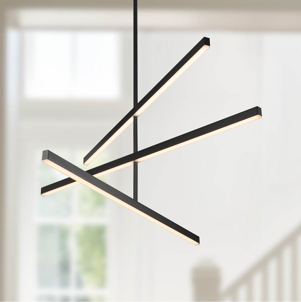Kuzco CH10345-BK-UNV Black Vega 45-in Black Led Chandeliers Image 2