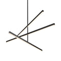 Kuzco Vega 56-in Black Led Chandeliers