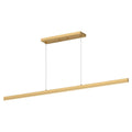 Kuzco LP10356-BG-2700K Brushed Gold Vega 56-in Brushed Gold Led Linear Pendant (2700k) Image 1