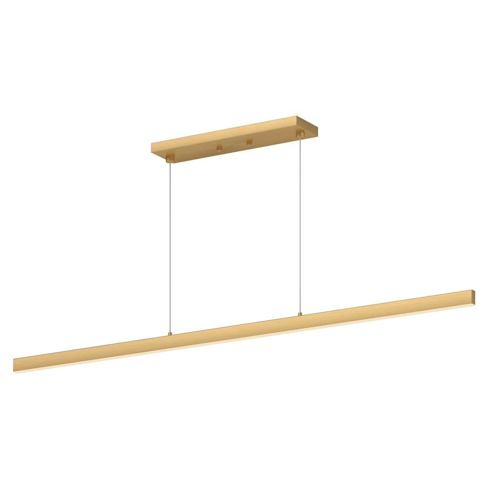 Kuzco LP10356-BG-2700K Brushed Gold Vega 56-in Brushed Gold Led Linear Pendant (2700k) Image 1