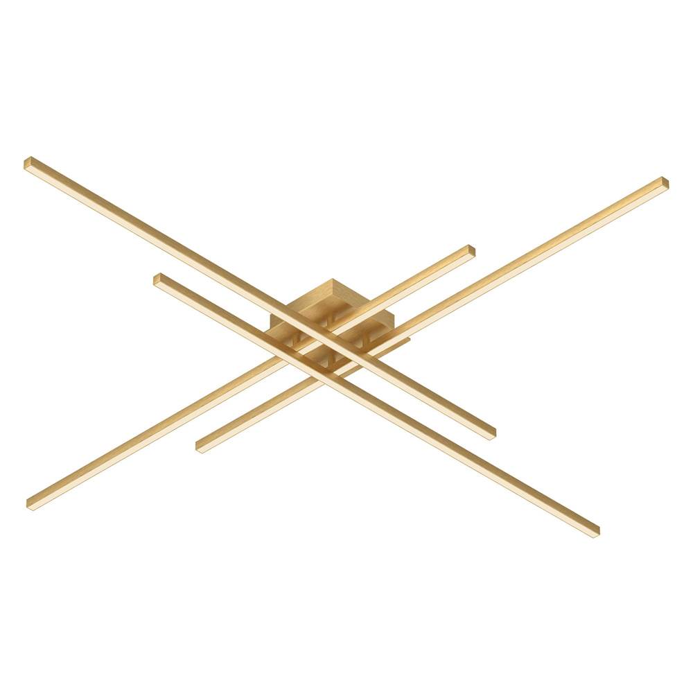 Kuzco Vega Minor Vega Minor 47-in Brushed Gold Led Flush Mount