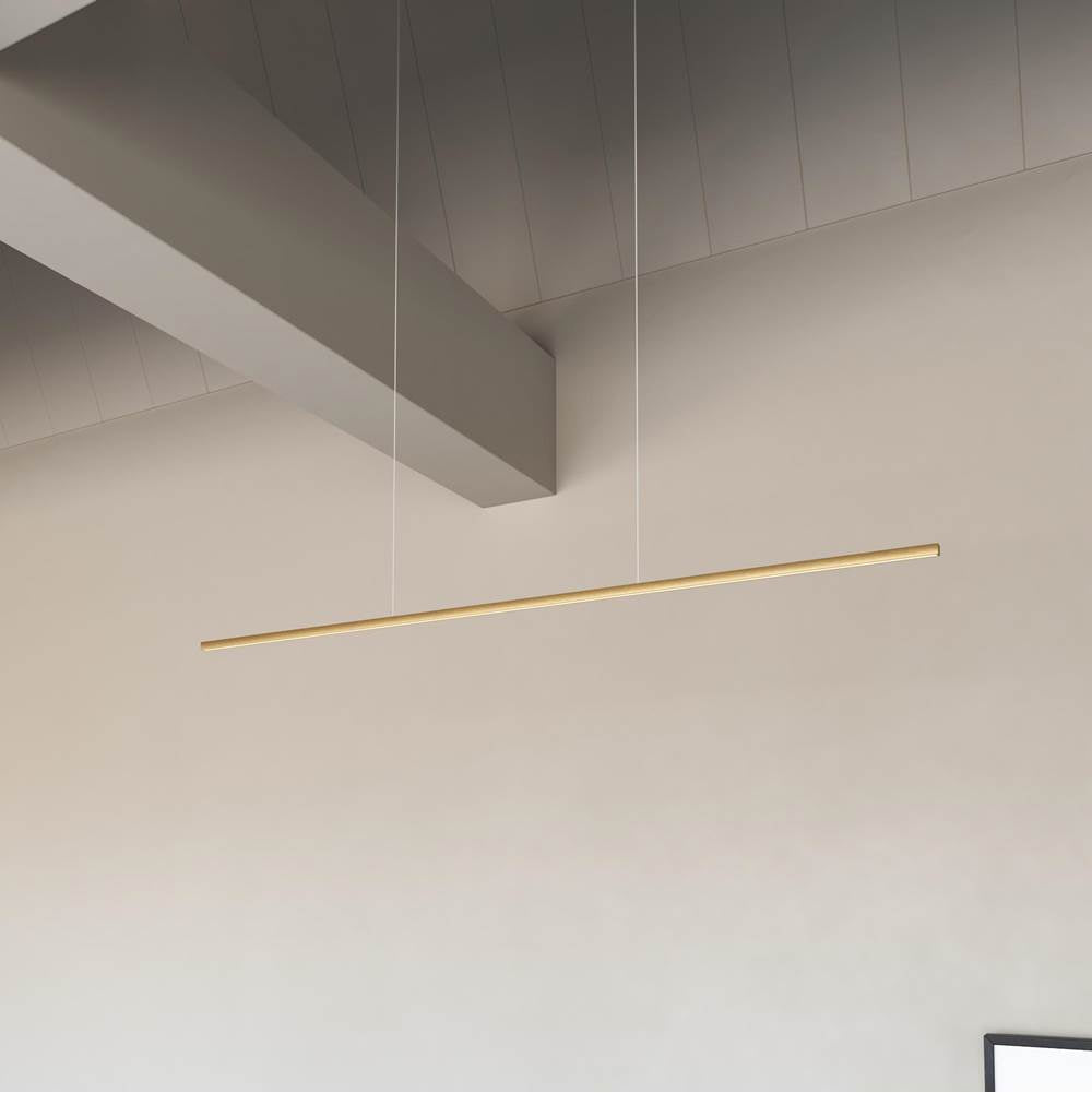 Kuzco Vega Minor Vega Minor 48-in Brushed Gold Led Linear Pendant