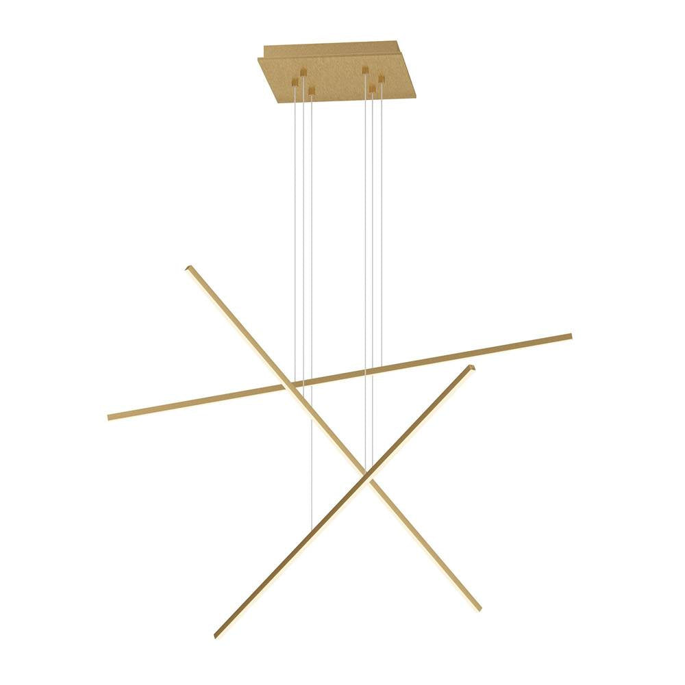 Kuzco Vega Minor Vega Minor 3 Head Brushed Gold Led Multi Pendant