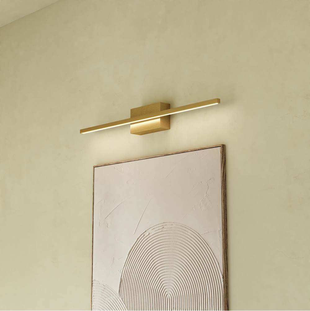 Kuzco VL18224-BG Brushed Gold Vega Minor 24-in Brushed Gold Led Vanity Image 2