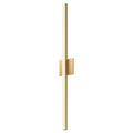 Kuzco Vega 36-in Brushed Gold Led Wall Sconce