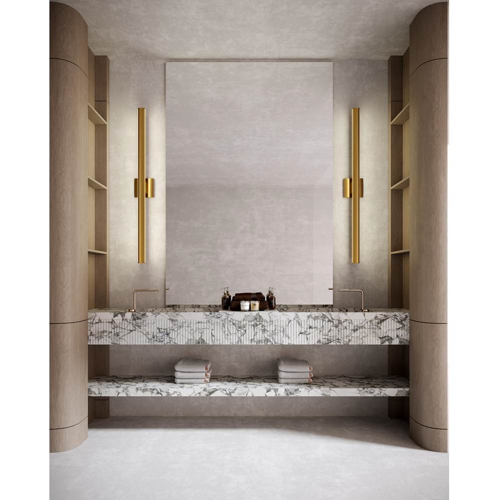 Kuzco VL20353-BG Brushed Gold Vera 52-in Brushed Gold Led Vanity Light Image 2