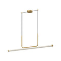 Kuzco Vesper 48-in Brushed Gold Led Linear Pendant