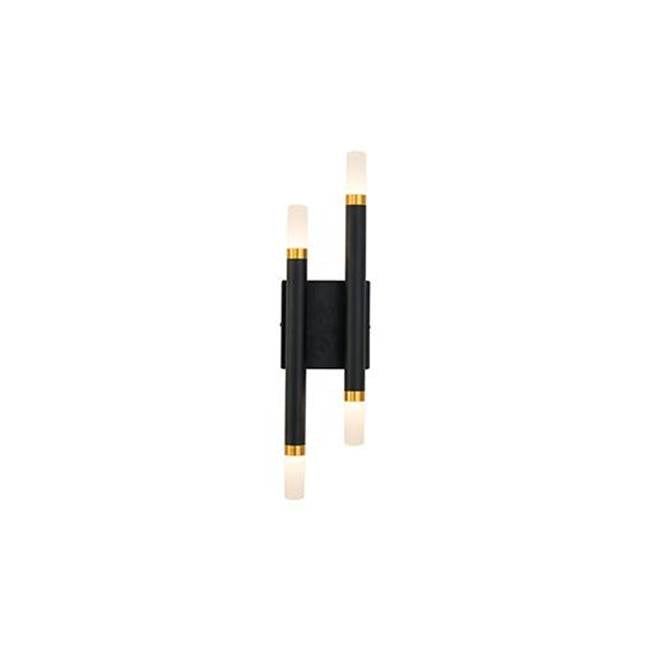 Kuzco Draven 5-in Black Led Wall Sconce