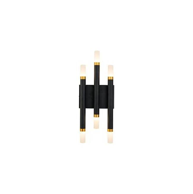 Kuzco Draven 7-in Black Led Wall Sconce
