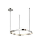Kuzco PD78019-PN-UNV Polished Nickel Yukon 19-in Polished Nickel Led Pendant Image 1