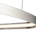 Kuzco PD78019-PN-UNV Polished Nickel Yukon 19-in Polished Nickel Led Pendant Image 3