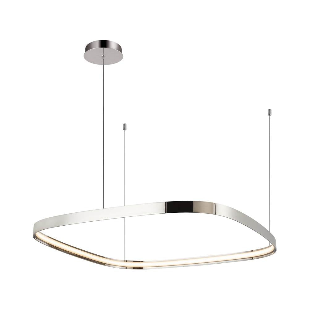 Kuzco PD78031-PN-UNV Polished Nickel Yukon 31-in Polished Nickel Led Pendant Image 5