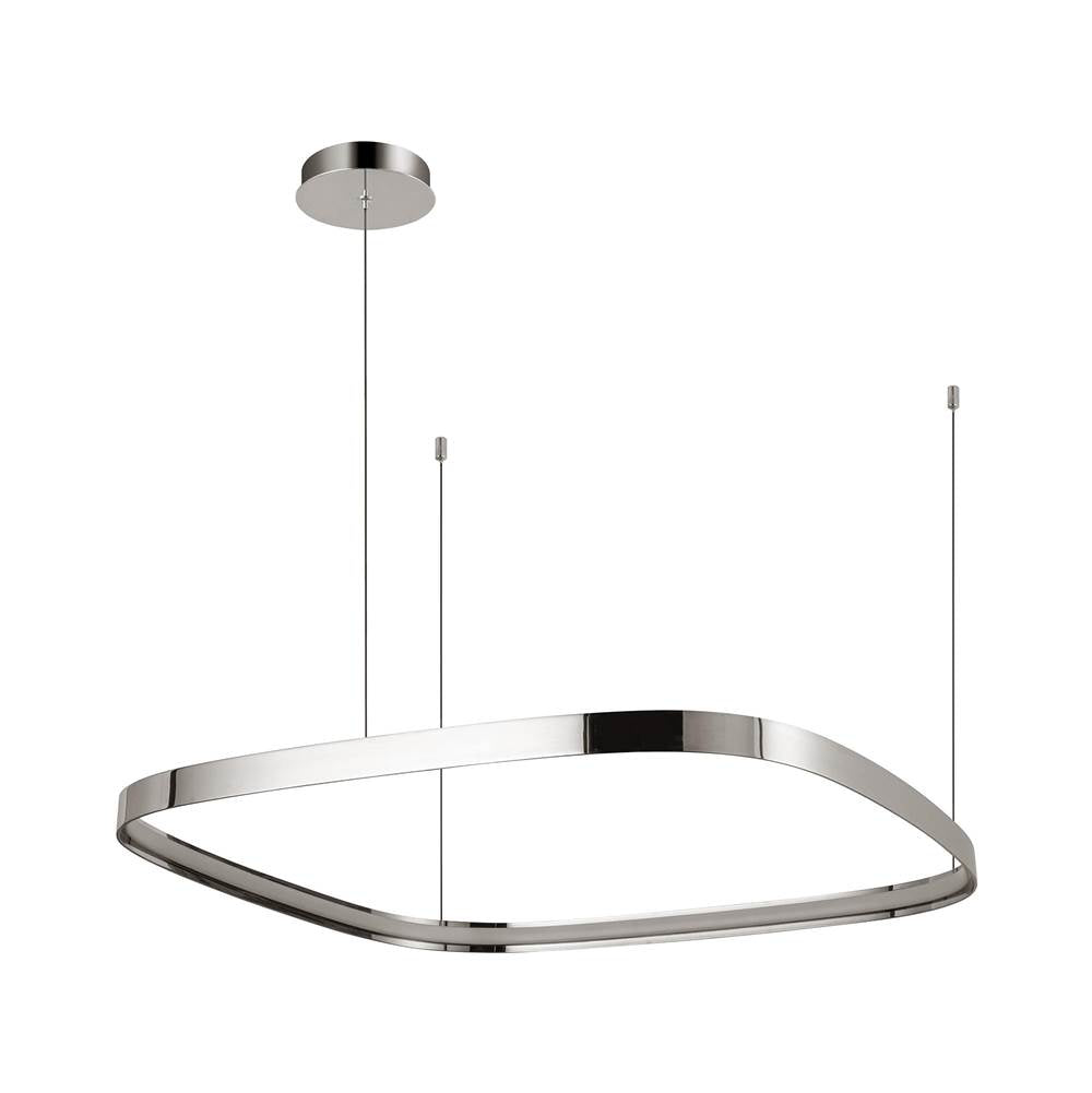 Kuzco PD78031-PN-UNV Polished Nickel Yukon 31-in Polished Nickel Led Pendant Image 4