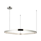Kuzco PD78031-PN Polished Nickel Yukon 31-in Polished Nickel Led Pendant Image 1