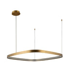 Kuzco Yukon 31-in Polished Nickel Led Pendant