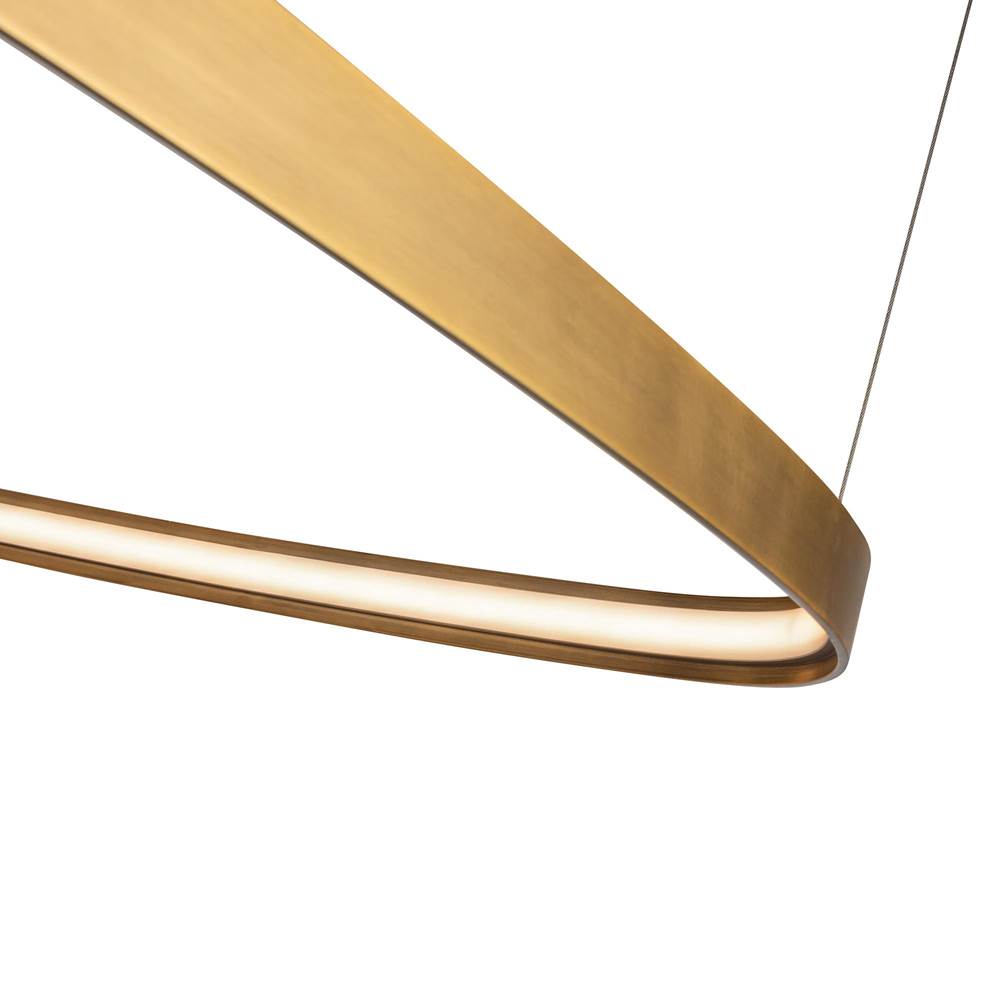 Kuzco PD78031-VB Vintage Brass Yukon 31-in Vintage Brass Led Pendant Image 3