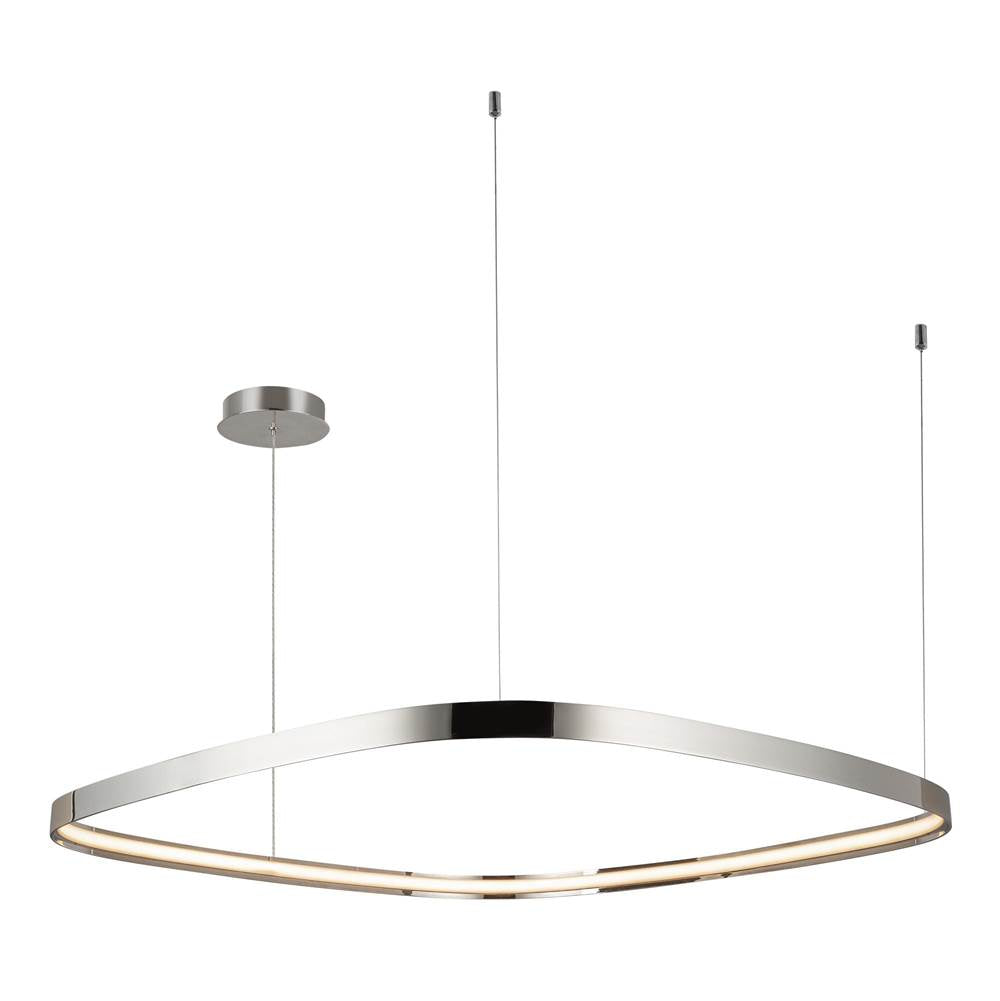 Kuzco PD78040-PN Polished Nickel Yukon 40-in Polished Nickel Led Pendant Image 1