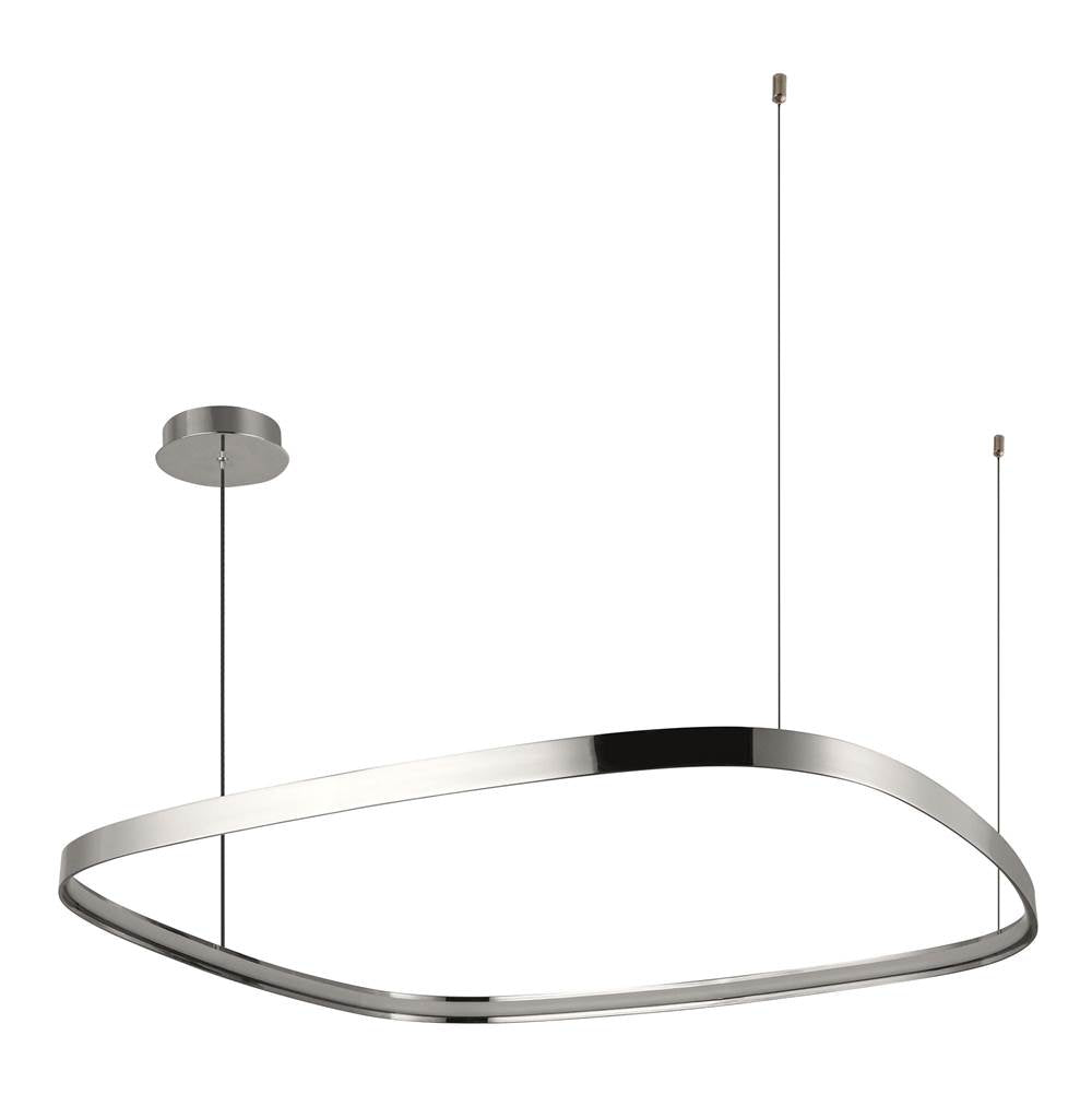 Kuzco PD78040-PN Polished Nickel Yukon 40-in Polished Nickel Led Pendant Image 3