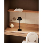 Kuzco TL67914-BK Black Zola 6-in Black Led Table Lamp Image 2