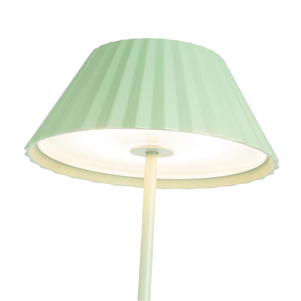 Kuzco TL67914-GN Sage Green Zola 6-in Sage Green Led Table Lamp Image 2