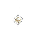 Kuzco Monza 20-in Black/antique Brass Led Chandeliers