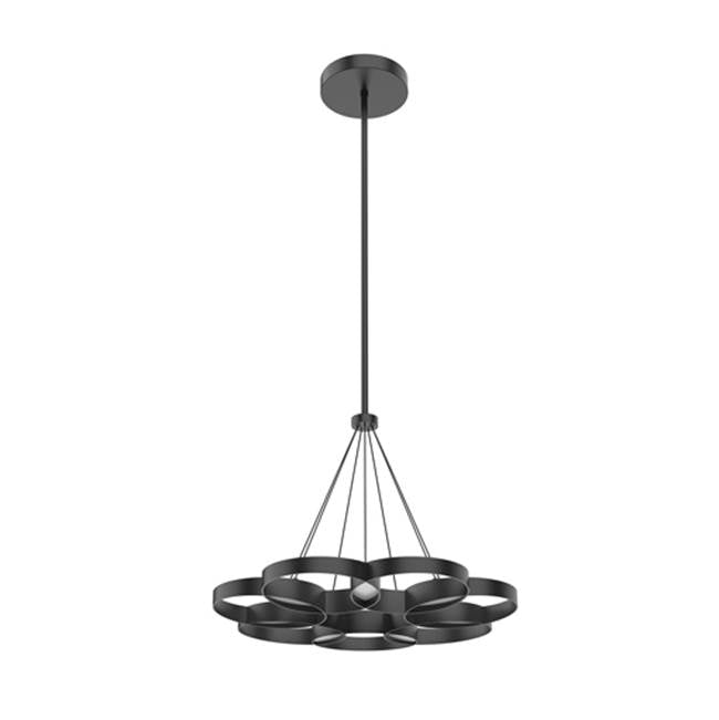 Kuzco Maestro 26-in Black Led Chandeliers