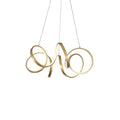 Kuzco Synergy 24-in Antique Brass Led Chandeliers
