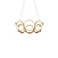 Kuzco Oros 24-in Antique Brass Led Chandeliers