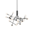 Kuzco Moto 39-in Black Led Chandeliers