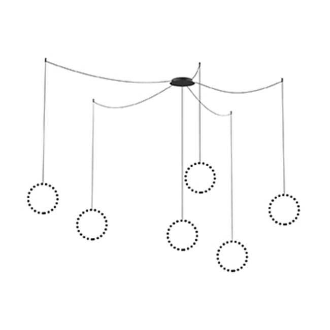 Kuzco Marquee Black Multi Pendant Canopy System