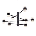 Kuzco Copenhagen 24-in (4 Tier) Black Led Exterior Pendant