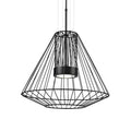 Kuzco Arctic 20-in Black Led Exterior Pendant