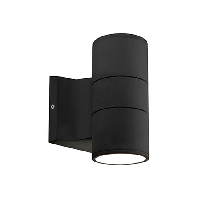 Kuzco Lund 7-in Black Led Exterior Wall Sconce