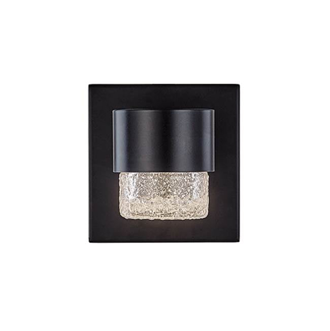 Kuzco Copenhagen 5-in Black Led Exterior Wall Sconce