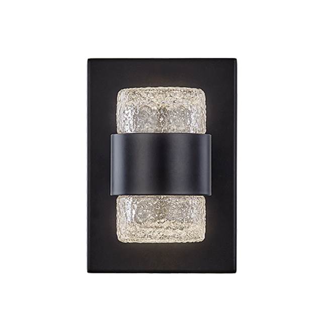 Kuzco Copenhagen 8-in Black Led Exterior Wall Sconce