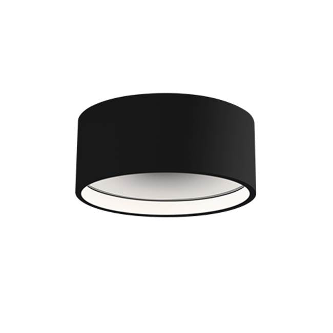 Kuzco Lucci 5-in Black Led Flush Mount