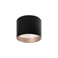Kuzco Mousinni 10-in Black Led Flush Mount