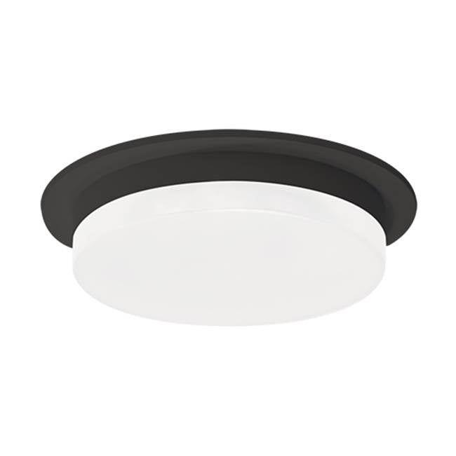 Kuzco Stockton 6-in Black Led Flush Mount