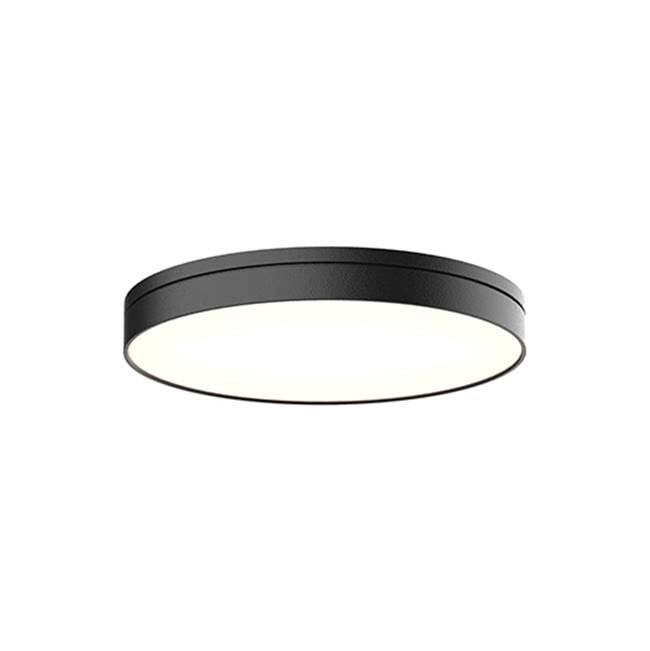 Kuzco Novel 5-in Black Led Flush Mount