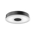 Kuzco Parker 16-in Black Led Flush Mount