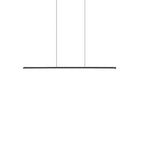 Kuzco Chute 35-in Black Led Linear Pendant