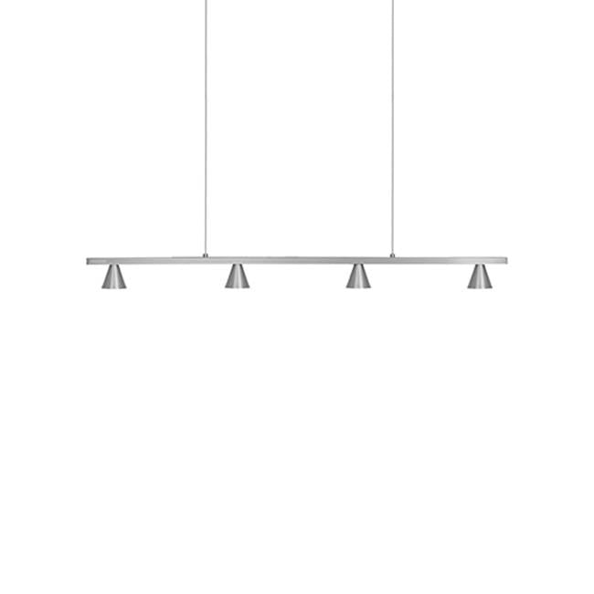 Kuzco Dune 37-in Brushed Nickel Led Linear Pendant