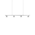 Kuzco Dune 37-in Brushed Nickel Led Linear Pendant