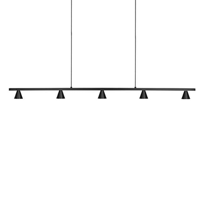 Kuzco Dune 47-in Black Led Linear Pendant