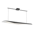 Kuzco Taro 48-in Black/white Led Linear Pendant