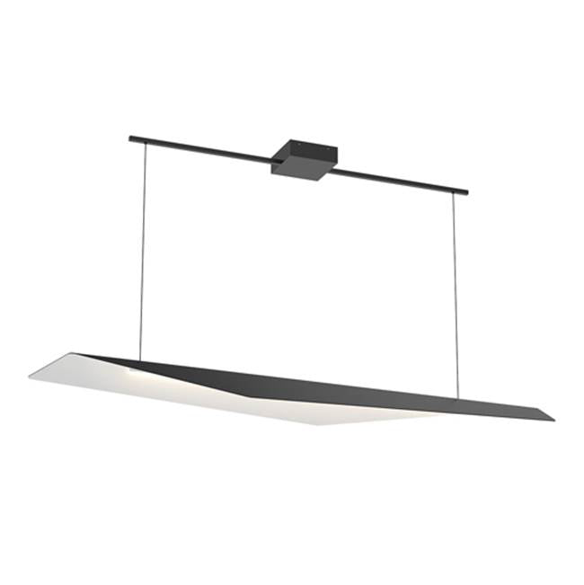 Kuzco Taro 48-in Black/white Led Linear Pendant