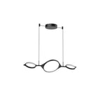 Kuzco Serif 34-in Black Led Linear Pendant