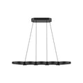 Kuzco Maestro 38-in Black Led Linear Pendant