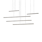 Kuzco Chute Motion Chute Motion 60-in Black Led Multi Pendant