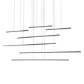 Kuzco Chute Motion Chute Motion 70-in Black Led Multi Pendant